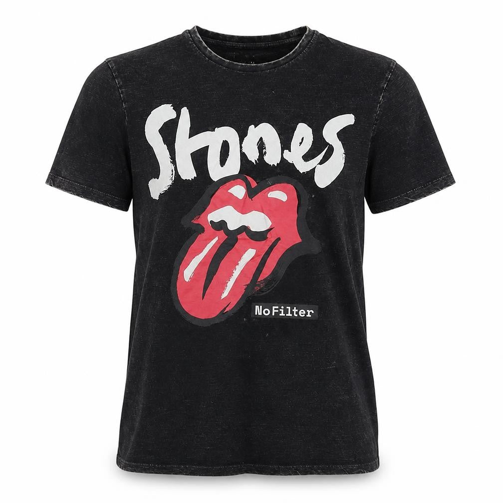 Front view of Bands That Rocked unisex black t-shirt m