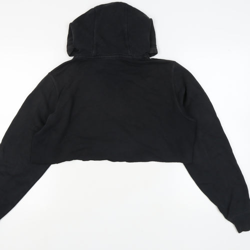 Nike Women's Black Hoodie Size L Pullover with Logo