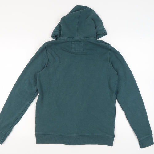 Fat Face Men's Green Full Zip Hoodie - Size S