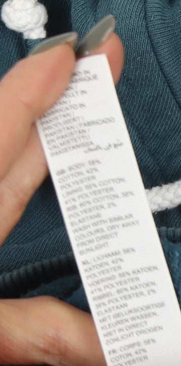 Fat Face Men's Green Full Zip Hoodie - Size S