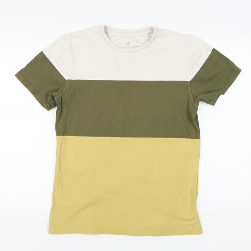 Folk Men's Multicoloured Crew Neck T-Shirt Medium