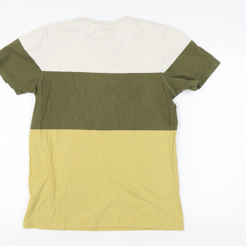 Folk Men's Multicoloured Crew Neck T-Shirt Medium