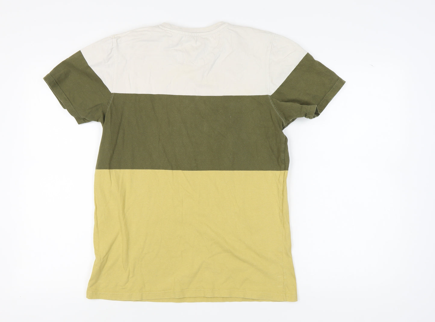 Folk Men's Multicoloured Crew Neck T-Shirt Medium