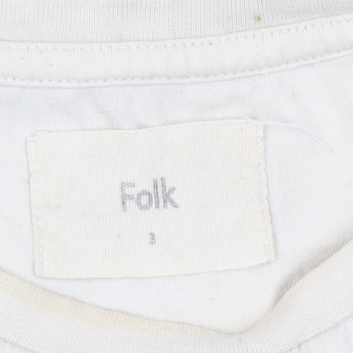 Folk Men's Multicoloured Crew Neck T-Shirt Medium