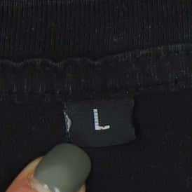 Continental Men's Busted Band T-Shirt Large Black