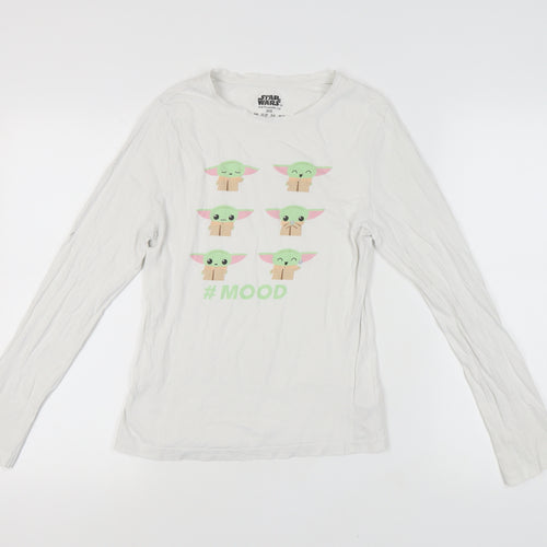 Star Wars Unisex White Long Sleeve T-Shirt 2XS