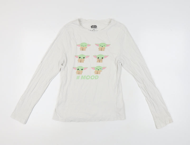 Star Wars Unisex White Long Sleeve T-Shirt 2XS