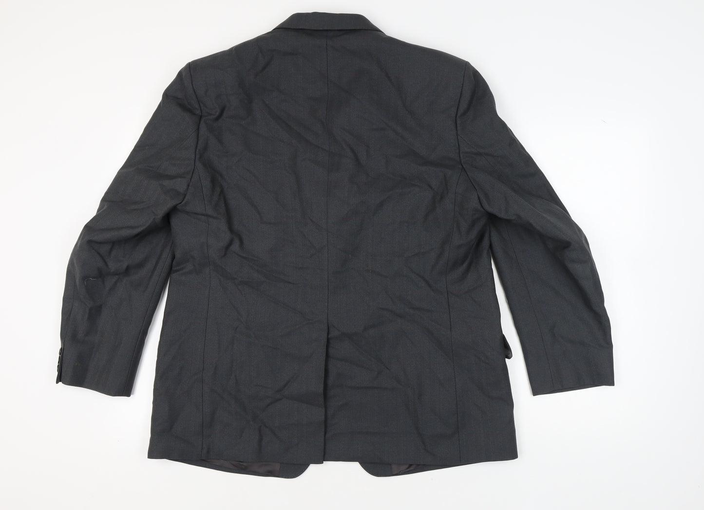 Magee Men's Black Blazer, 46 Regular Fit