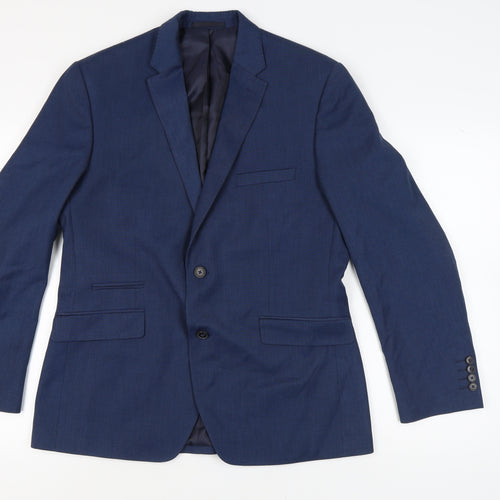 Burton Menswear Blue Suit Jacket 42R Men's Classic