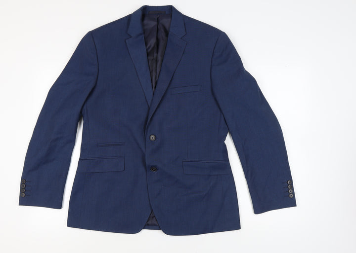Burton Menswear Blue Suit Jacket 42R Men's Classic
