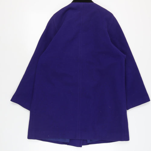 C&A Women's Purple Wool Mid-Length Coat Size 12