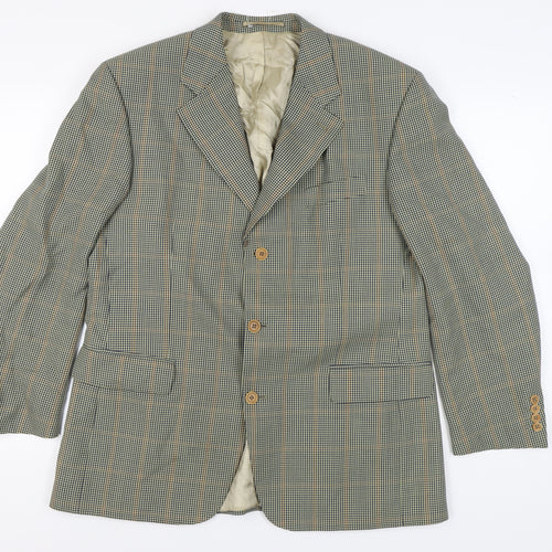Lino Vierra Men's Multicoloured Check Blazer UK 42