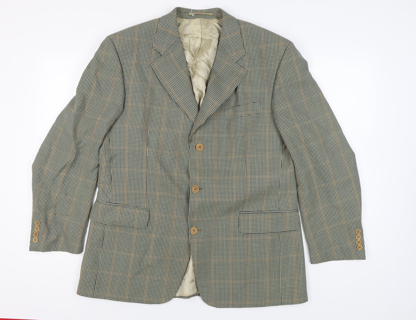 Lino Vierra Men's Multicoloured Check Blazer UK 42