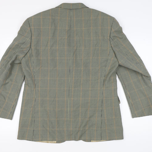 Lino Vierra Men's Multicoloured Check Blazer UK 42