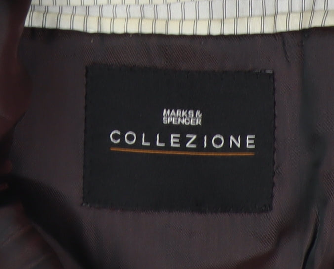 Marks and Spencer Men's Purple Blazer Jacket Size 38R