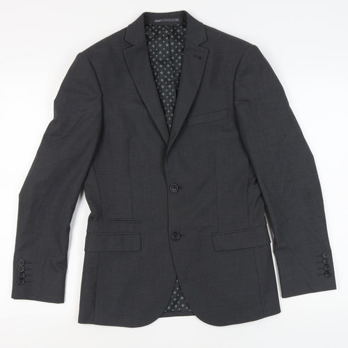 Next Men's Grey Blazer, Size 36 Short Jacket