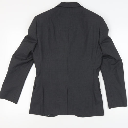 Next Men's Grey Blazer, Size 36 Short Jacket