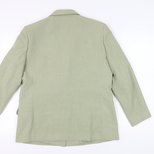 Eastex Women's Green Blazer, Size 14, Lined, Excellent