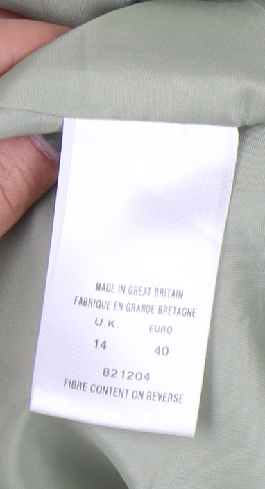 Eastex Women's Green Blazer, Size 14, Lined, Excellent