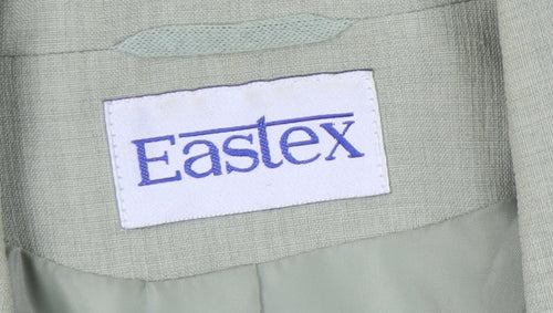 Eastex Women's Green Blazer, Size 14, Lined, Excellent