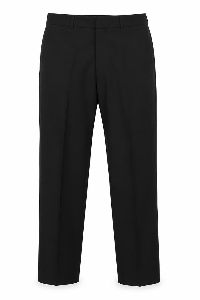 Front view of Marks & Spencer Men's Black Dress Pants 32