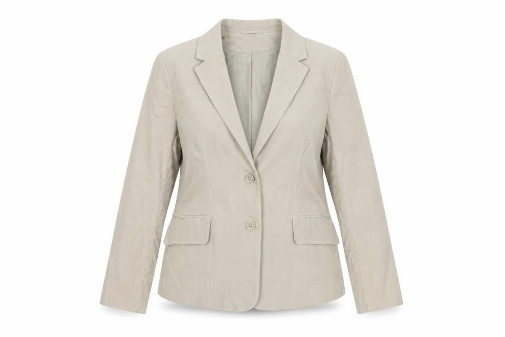 Front view of La Redoute Women's Beige Blazer UK 18