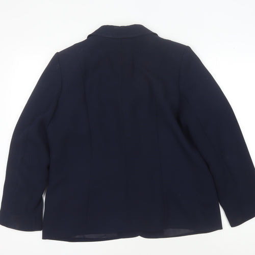 Eastex Women's Blue Blazer Size 14 Classic Business