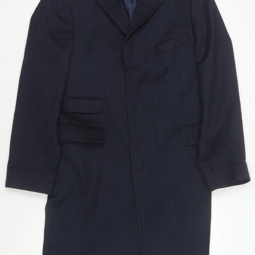 Baron of Piccadilly Men's Blue Blazer 38L Wool