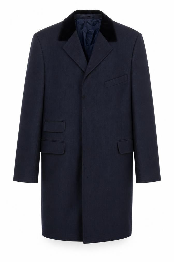 Baron of Piccadilly Men's Blue Blazer 38L Wool