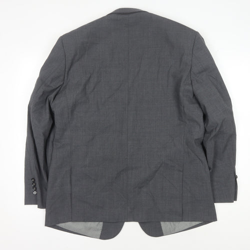 Skopes Mens Grey 42S Blazer Jacket Two-Button