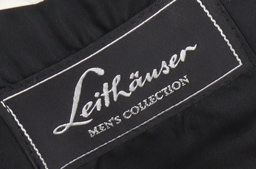 Leithäuser Men's Black Double-Breasted Tuxedo Blazer, 40 Short, Formal