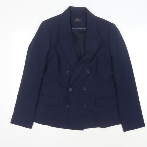 Marks and Spencer Women's Blue Blazer Size 16
