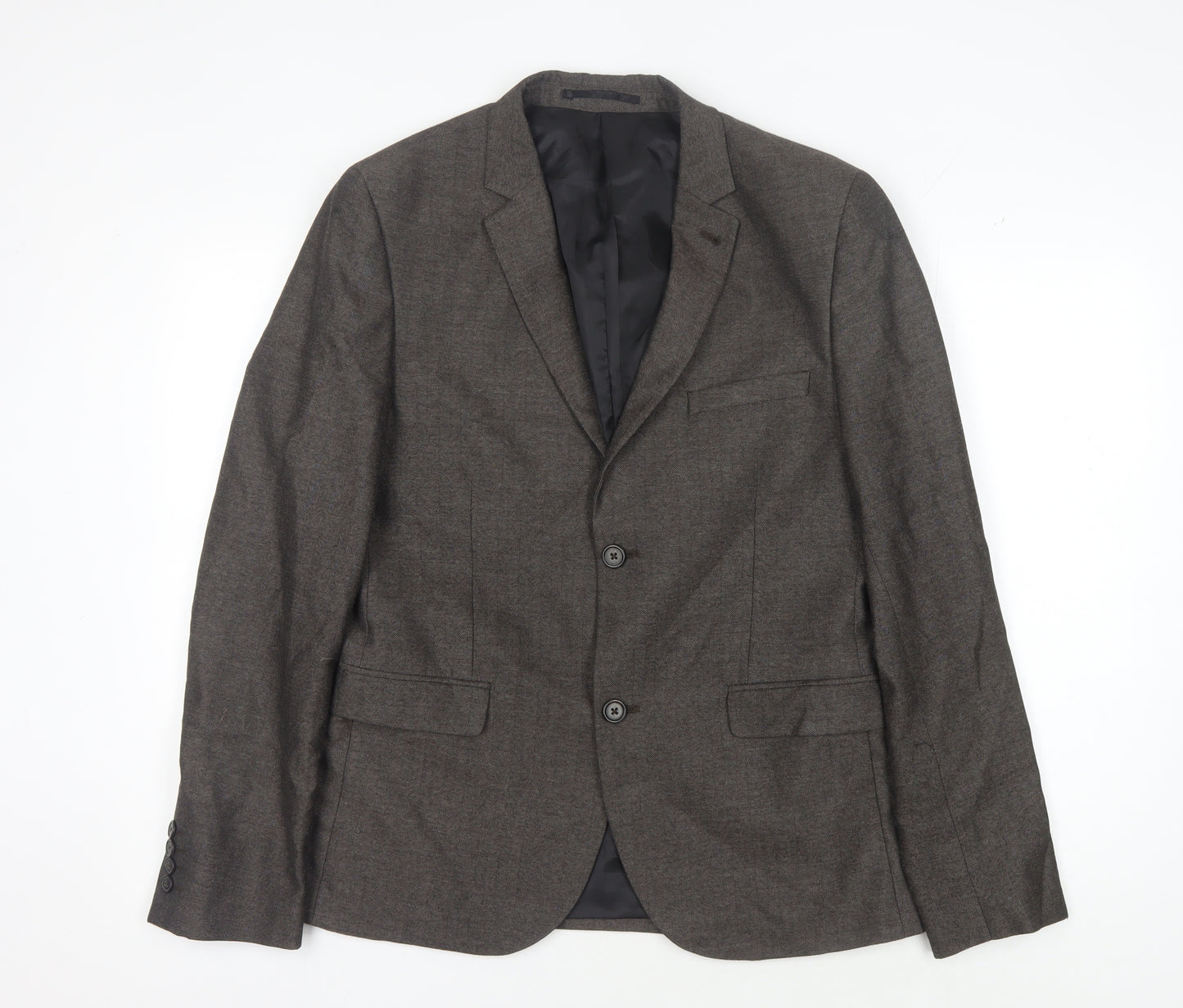 Refectory Men's Brown Wool Blazer, Size 40R, Classic Style