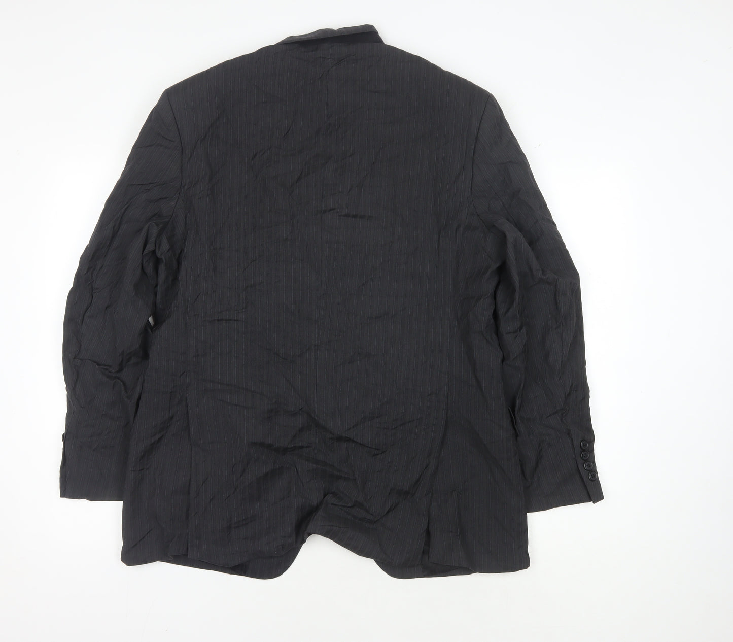Cerruti Men's Black Short Blazer 40S Striped