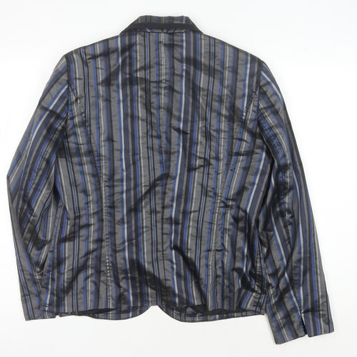 Gerry Weber Women's Multicoloured Size 12 Striped Blazer