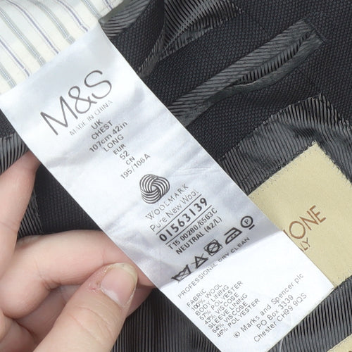 Marks and Spencer Men's Grey Blazer 42L