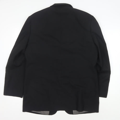 Marks and Spencer Men's Black Blazer, 42R Chest, Formal