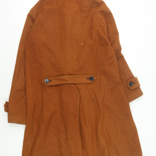 ASOS Women's Brown Wool Pea Coat Size 8