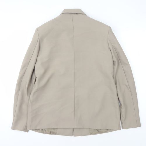 PrettyLittleThing Women’s Beige Blazer Size 4 Regular Fit