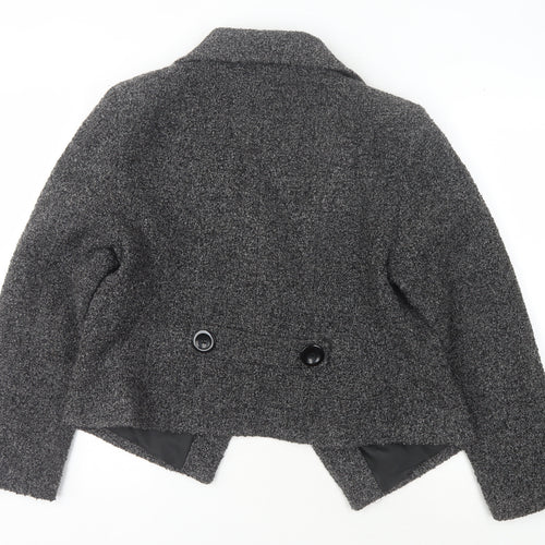 Marks & Spencer Grey Jacket, Women's, Size 16, Button Accent