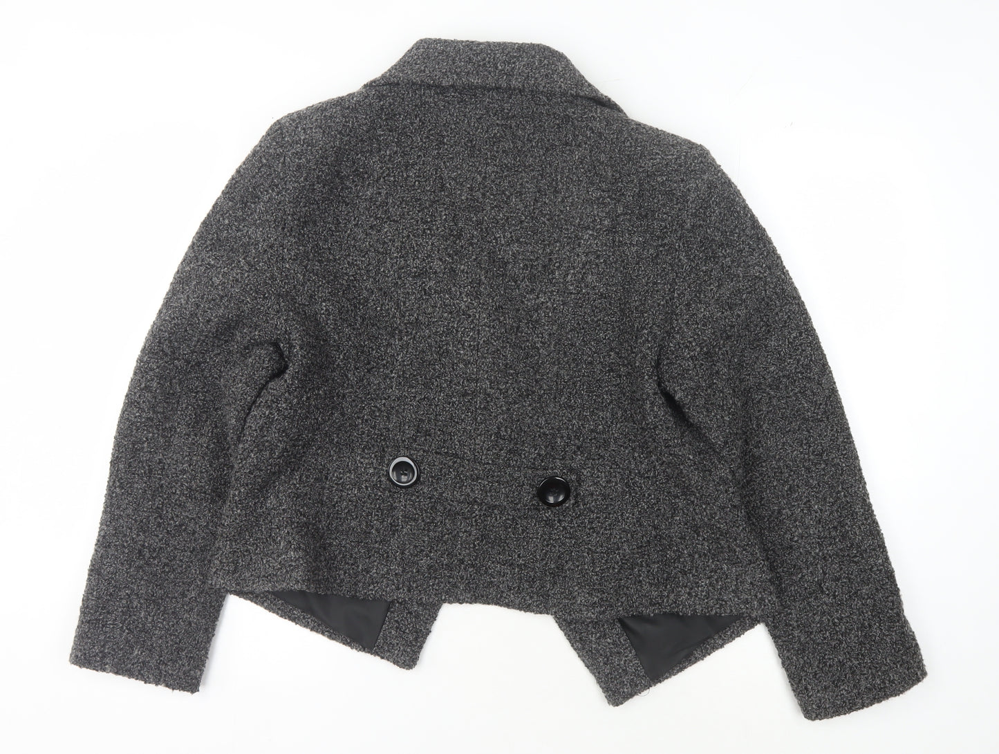 Marks & Spencer Grey Jacket, Women's, Size 16, Button Accent