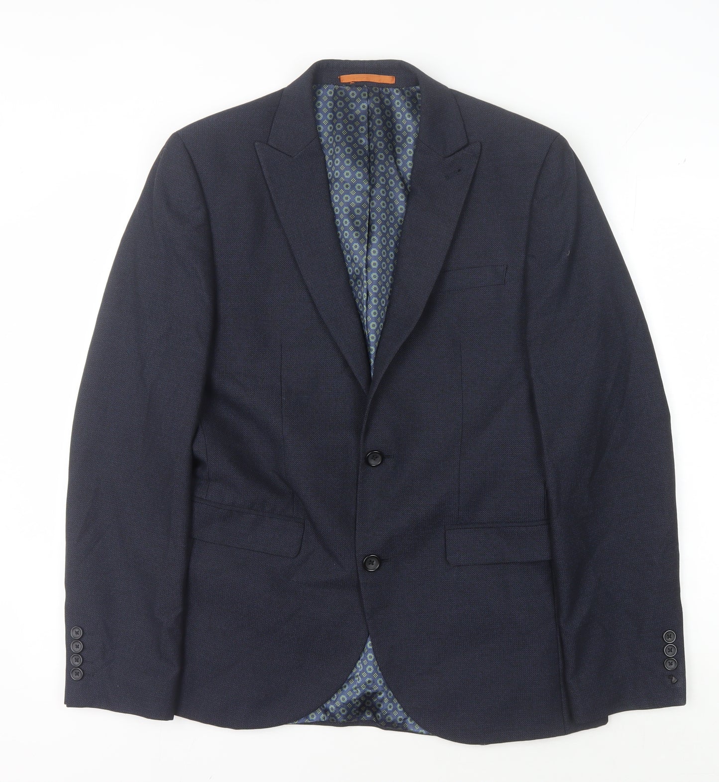 Next Men's Blue Formal Suit Jacket 38R