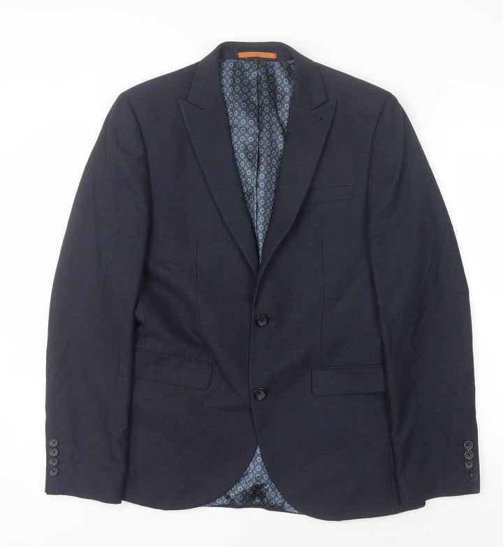 Next Men's Blue Formal Suit Jacket 38R