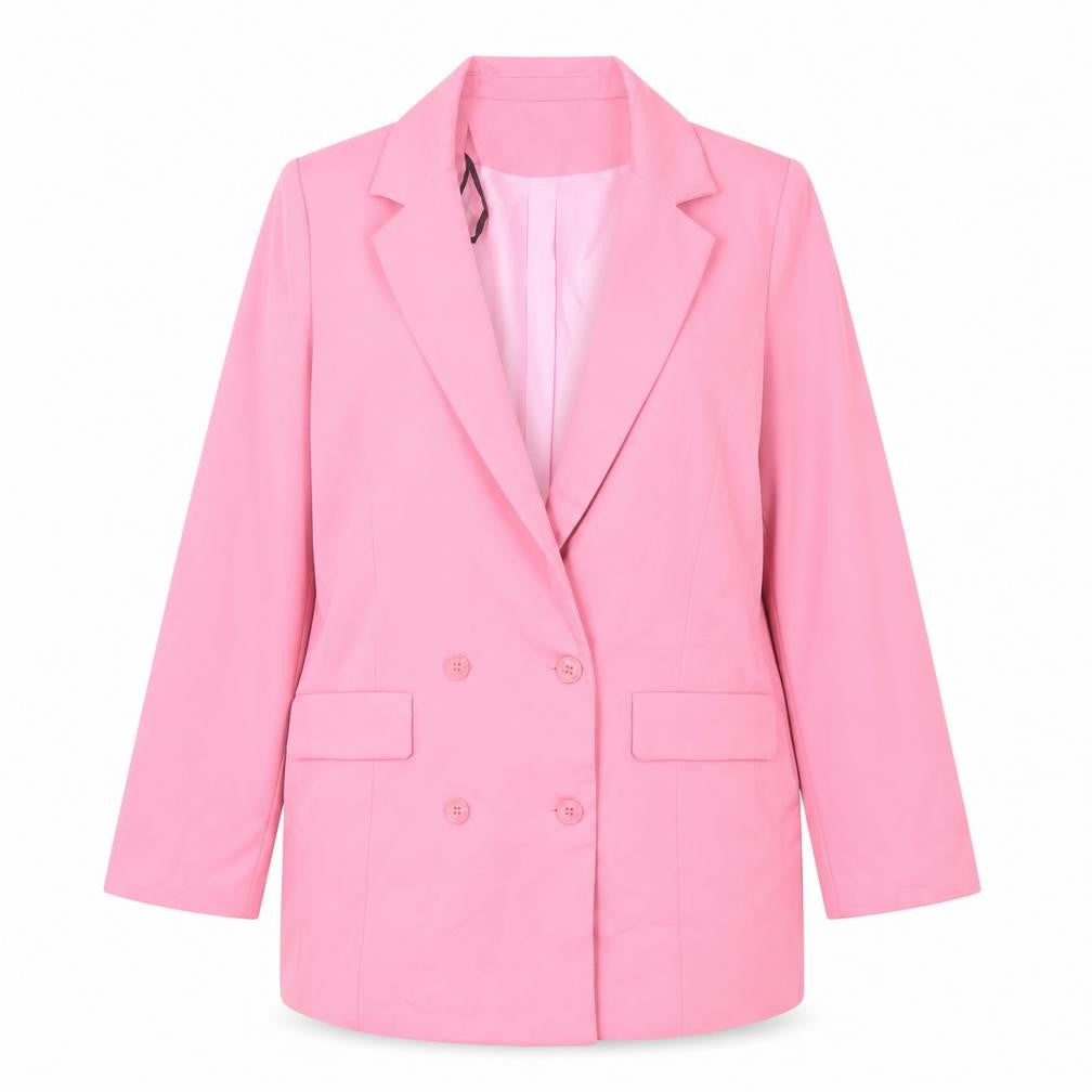 Missguided Women’s Pink Blazer Size 10 Double-Breasted