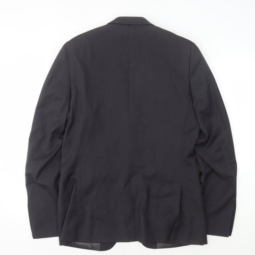 Giorgio Men's Black Wool Blazer, Size 37, Formal Jacket