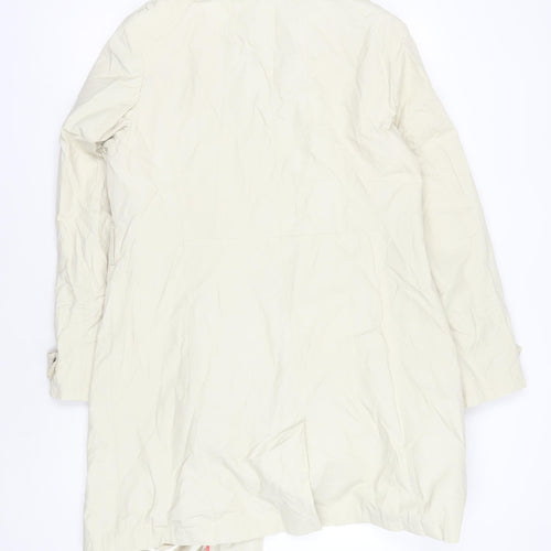 Wallis Women's Ivory Trench Coat Size 16