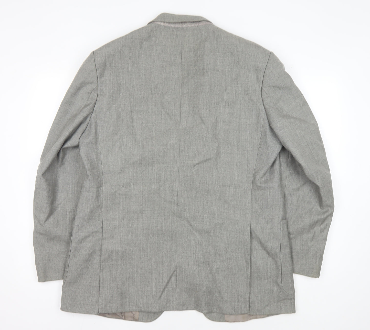St Michael Men's Grey Wool Blazer, Size 44, Formal