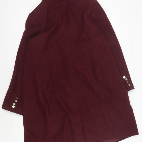 Oasis Women's Red Wool Blazer Size 16 Winter Jacket