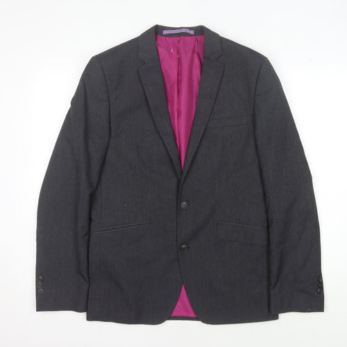 Marks and Spencer Men's Grey 38R Blazer, Formal Jacket