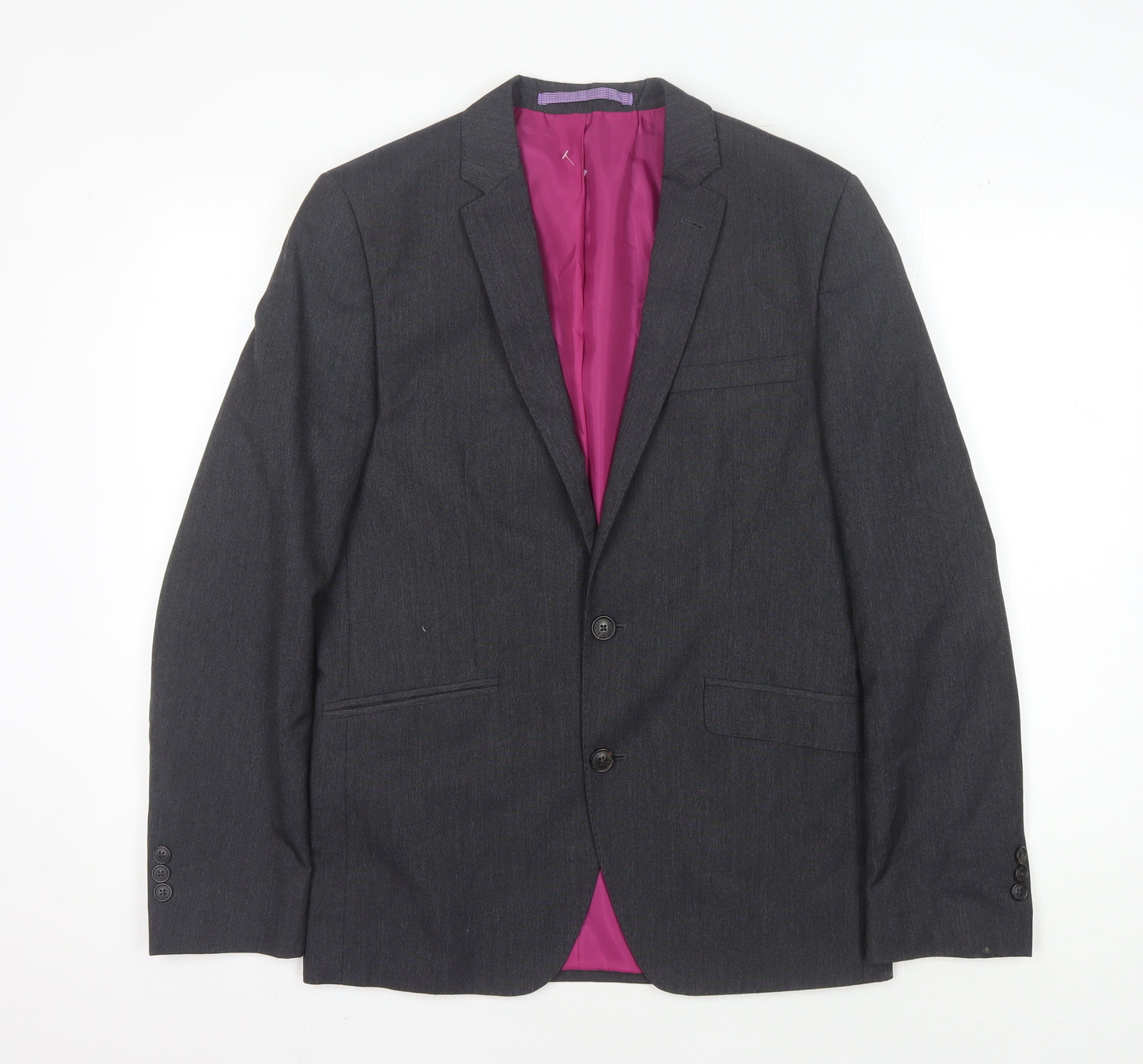 Marks and Spencer Men's Grey 38R Blazer, Formal Jacket